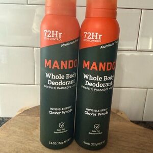 (2) Whole Body Deodorant Spray - Clover Woods -